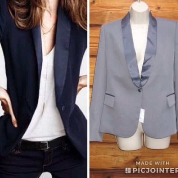 NWOT  Gray Jacket Blazer - Picture 1 of 7